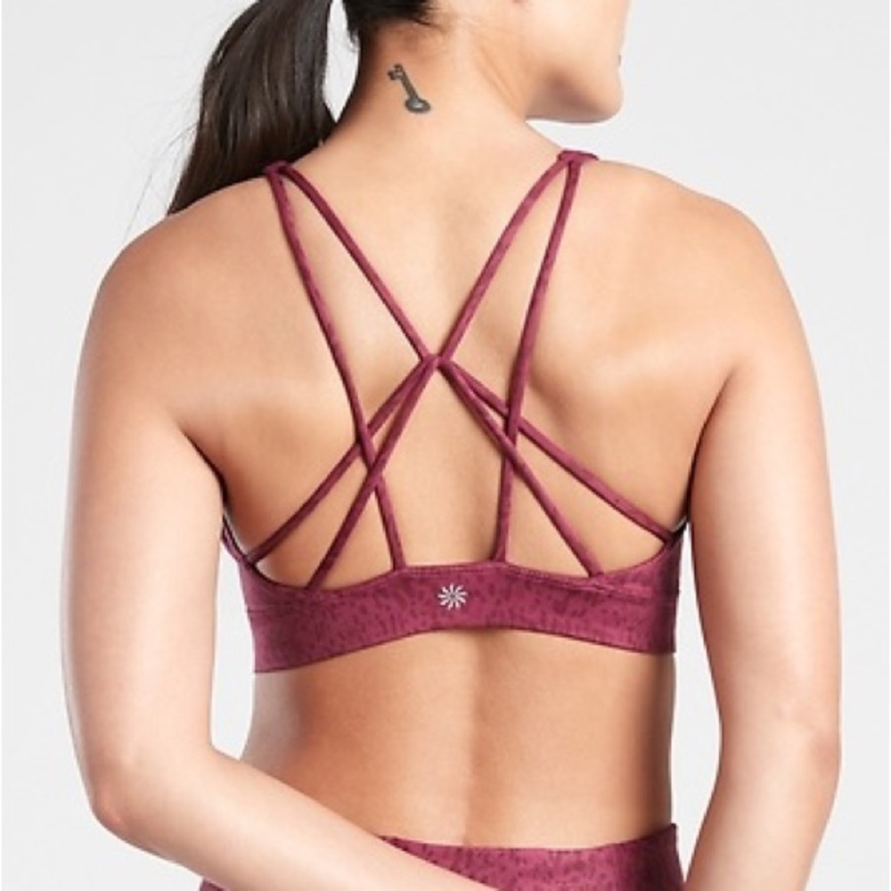 Athleta Solace Printed Sports Bra